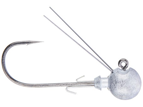 Gamakatsu 500413-1/4 Round 26 Jighead 1/4 oz 3/0 Hook Nickel 