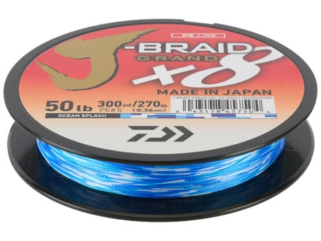 Daiwa J-Braid Grand 8X Braided Line Ocean Splash\