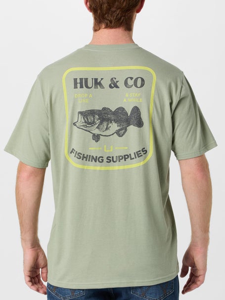 Huk & Co. Short Sleeve Pocket Shirt Seagrass