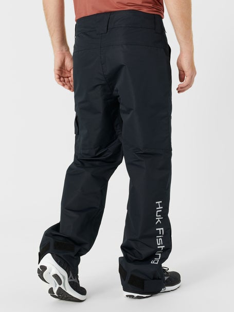 Huk Mens XXL Packable Gray 100% Waterproof / Windproof Fishing Rain Pants  $99