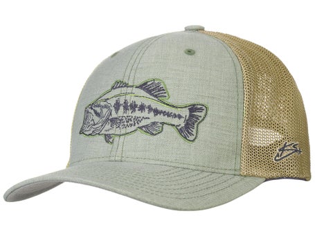 Huk KC Embroidered 110 Trucker Hat Seagrass