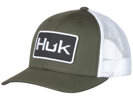 Huk Bass Logo Trucker Hat Black