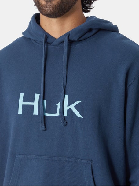 Huk Logo Hoodie - Men's Sargasso Sea XXL