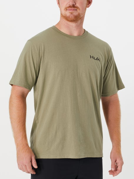 Huk Men's Short Sleeve Fishing Performancet-shirt -fin Fill Tee - Set Sail  - S : Target