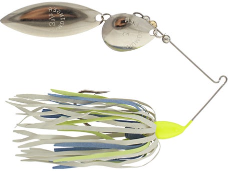 21C - Humdinger Spinnerbait, Gold Colorado Blade/Nickel Willow