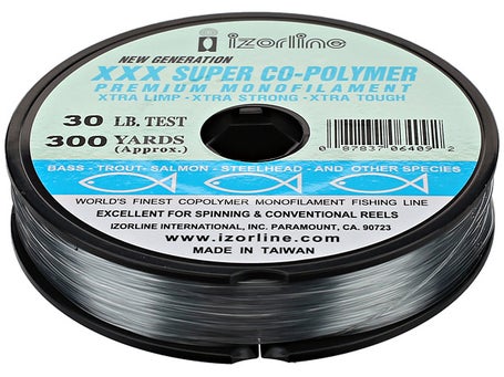 Izorline XXX Super Co-Polymer Premium Monofilament Fishing Line (Color:  Smoke / 20lb / 5870yd), MORE, Fishing, Lines -  Airsoft Superstore