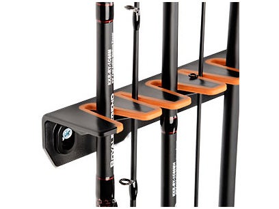 4 rod Short stack vertical fishing rod holder with or wo track mount