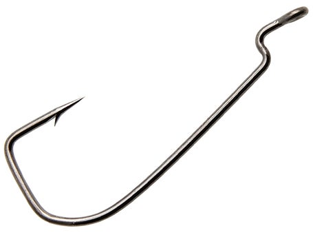 Lunkerhunt Fishing Offset Worm Hooks, Size 4/0 - 8pk - TOSH02