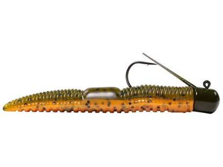  Lunkerhunt 8 Pack - Finesse Worm - Watermelon Red