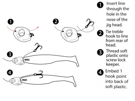 I'm ordering a line through swim bait and it shows a treble hook