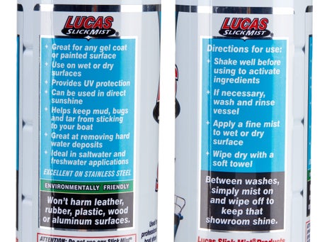 Lucas Oil Products Slick Mist Marine Speed Wax Case 12 x 24oz