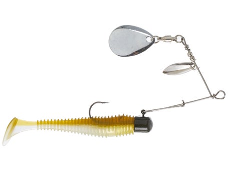 Lunkerhunt White Ice Wire Arm Finesse Kit Spinner Bait