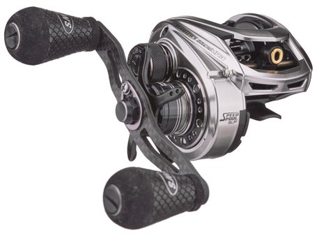 Lew's Team Lew's Pro SP Skipping and Pitching Reel, 8+1 Stainless Steel  Ball Bearings, 7.5:1 Gear Ratio, Left-Hand Retrieve, Black 