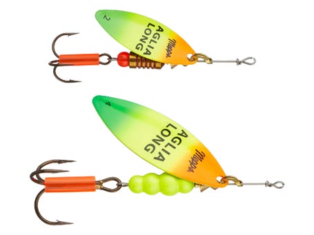 Leurres De Pêche Mepp's Aglia Tiger XL - Taille 7 - 30 G - Couleur Vert/jaune/rouge