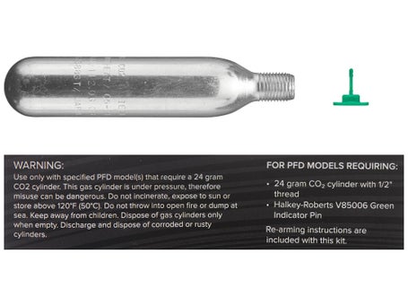 NRS Manual PFD 24g CO2 Re-Arming Kit