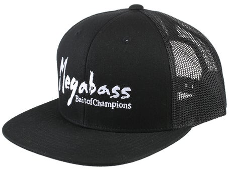 Megabass Brush Trucker Hat Black/White