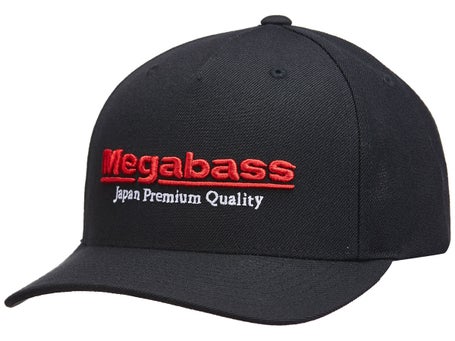 New Megabass Hat One Size Fits All Brush Trucker Black/white