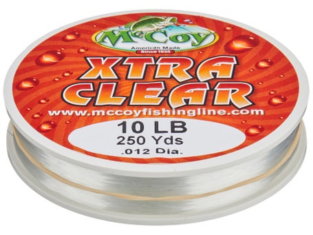 McCoy Xtra Clear Premium CoPolymer Monofilament Fishing Line (4lb