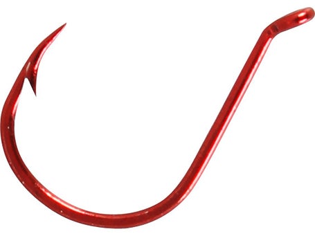 Mustad Ultra Point KVD Double Wide Gap Dropshot Hook (Pack of 6), Red, Size  1/0 : : Sports, Fitness & Outdoors