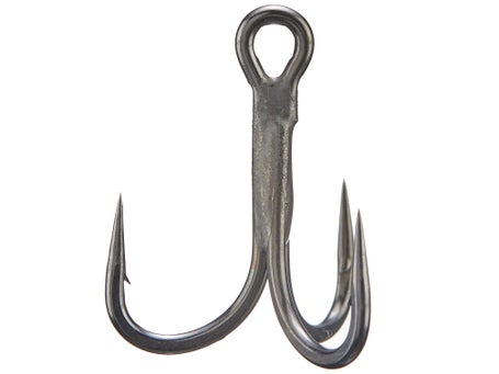 Mustad JAW-LOK In-Line Treble Hook, 4X Strong