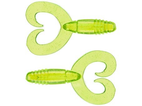 Apex Curly Tail Grub Soft Plastic Lure (10 Pack) White / 2