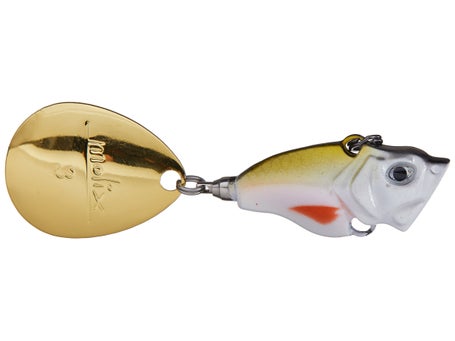 Esca Da Pesca Molix Trago Spin Tail Willow - 3/4 Oz, Colore Red Craw, Con Girella E Occhi 3D - Foto 7