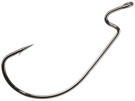 Mustad Light Wire Ultra Lock Soft Plastics Hook (Red) - Size: 3/0 6pc 