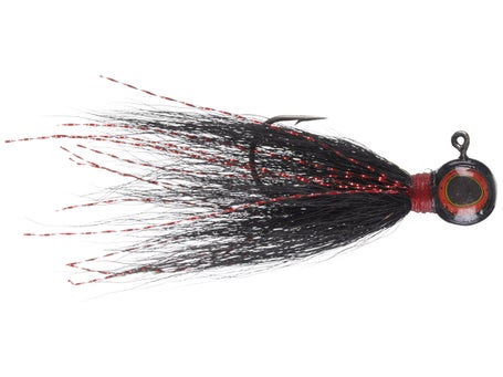 Northland Tackle Deep-Vee Bucktail Jig 1/4 oz - Moonlight - 3D Eye