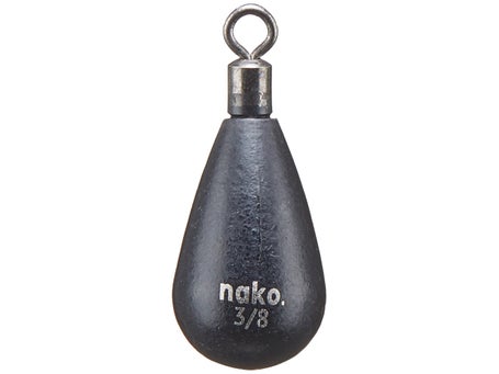 Nako Tungsten Tear Drop Free Rig Weights 5pk