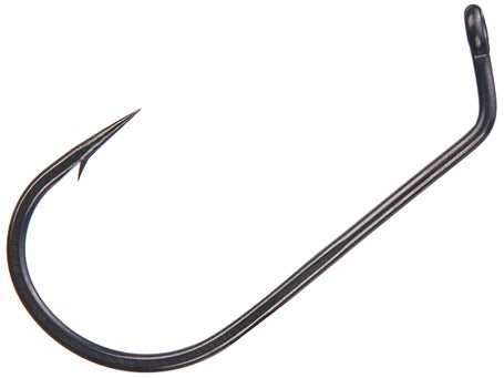 Jig Hook 60 Flat Eye, Light Wire NS Black, 100 Pack 3/0 - Discount Fishing  Tackle
