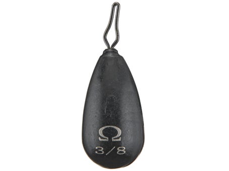 Omega Tungsten Tear Drop Shot Weight 3/8