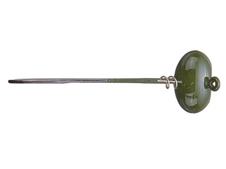 Owner American 5051GP-024 4 Ultrahead Shaky Football Jighead - 1/8 Oz, 4/0 Hook, High Carbon Steel