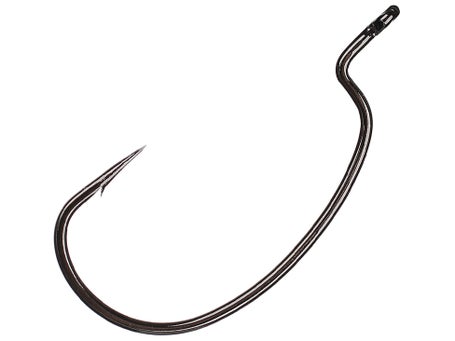 Owner Hooks Worm Hook-Black Chrome X-Strong Straight 5Pk 4/0 Md#: 5103141 -  1018623