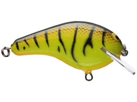 John Hott Lures - H-3 - Custom Balsa Squarebill Crankbait - Fire