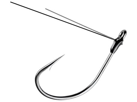  Weedless Neko Hook, 2 Hook Size, Black/Nickel