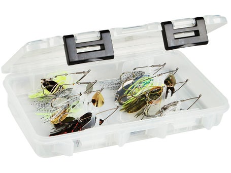 Plano 3504 Spinnerbait Box With Removable Racks - Gray/Blue