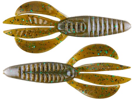 Berkley PowerBait Pit Boss Green Pumpkin; 3 in.