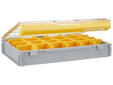 Plano Edge Flex 3600 Tackle Storage, Includes 38 Flex Dividers, Gray and  Yellow, Customizable Waterproof Tackle Box Organization, Rustrictor  Rust-Resistant Technology : : Sports & Outdoors