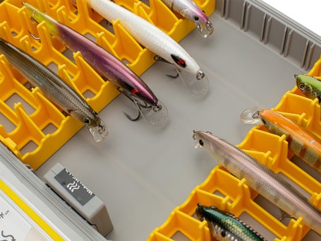 26 Slots Fishing Baits Box Lures Holder Hooks Storage Case Accessory 