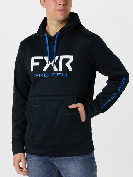 FXR Pro Fish Tech Pullover Hoodie Black/Cobalt