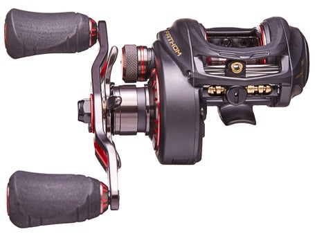 Penn Fathom Low Profile Baitcast Reel - Red And Black for sale