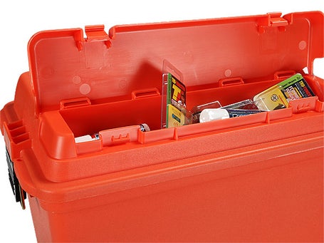 Plano Small Shallow Emergency Dry Storage Supply Box, Orange