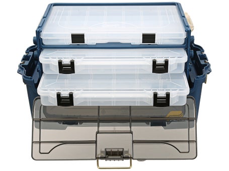 Buy Plano 723700 Hybrid Hip 3-Stowaway Tackle Box 3700 - Blue