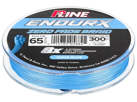 P-Line EndurX Aqua Blue No Fade Braid