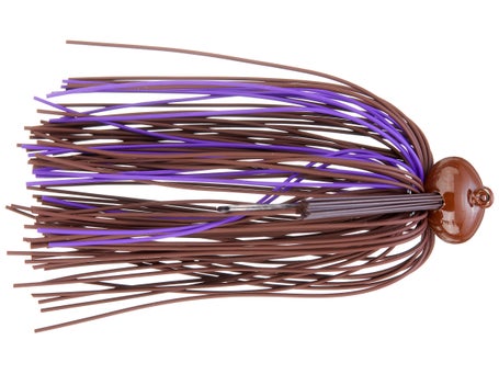 Bass Jig Skirts Living Rubber Lot Of 10 Color Brown Purple - Foto 4
