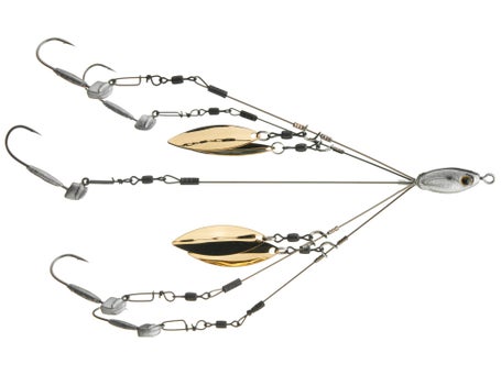 Picasso Micro Bait Ball Umbrella Rig 4 w/Jig Heads