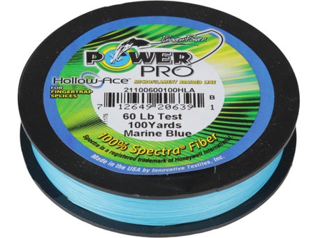 Power Pro Hollow Ace Spliceable Braided Line Blue
