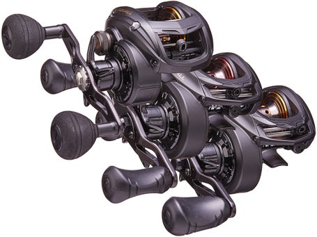 Penn Saltwater Low Profile Baitcaster Reels, Squall