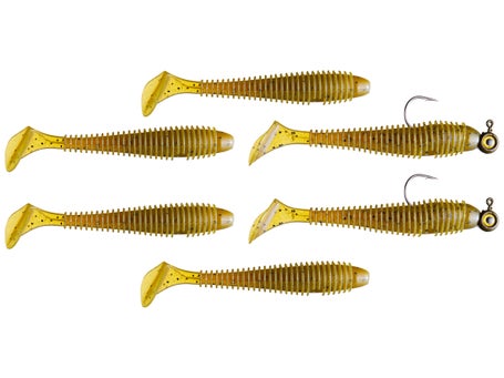  Perfection Lures: Pre-Rigged David Dudely Neko Kit - Green  Pumpkin Violet (3 Packs of 6) : Sports & Outdoors