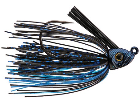 PICASSO STRAIGHT SHOOTER PRO JIG 1/4 OZ BLUE GLIMMER SHAD - Throw